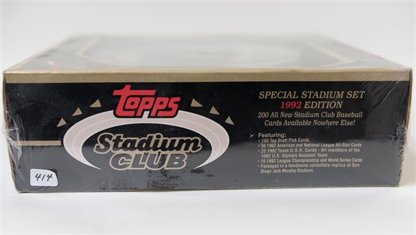 1992 Topps Stadium Club Murphy Set - Sealed - w. Derek Jeter Rookie Card