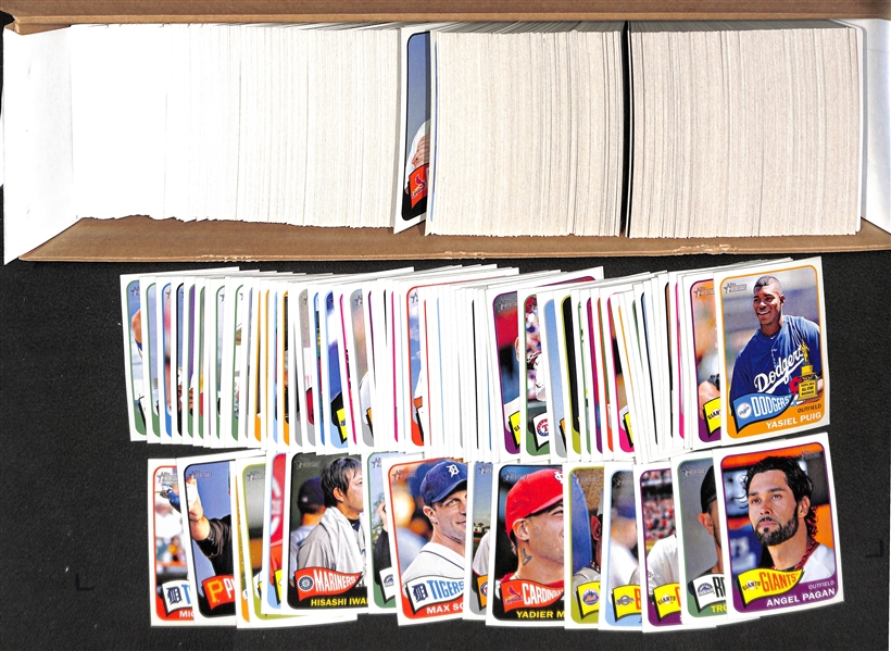 2014 Topps Heritage Complete 500-Card Set w. Yasiel Puig & Other Short Prints