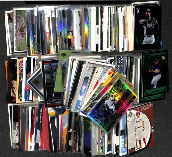 Lot of 300+ Baseball Cards - Mostly Stars & Rookies - w. Jeter