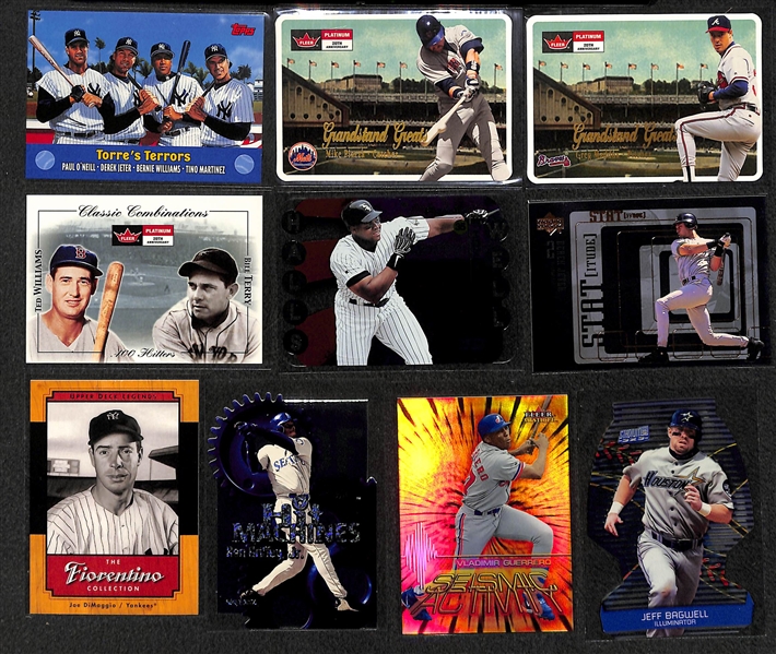 400+ Baseball Cards - Primarily Stars, Semi-Stars, & Inserts - w. Jeter