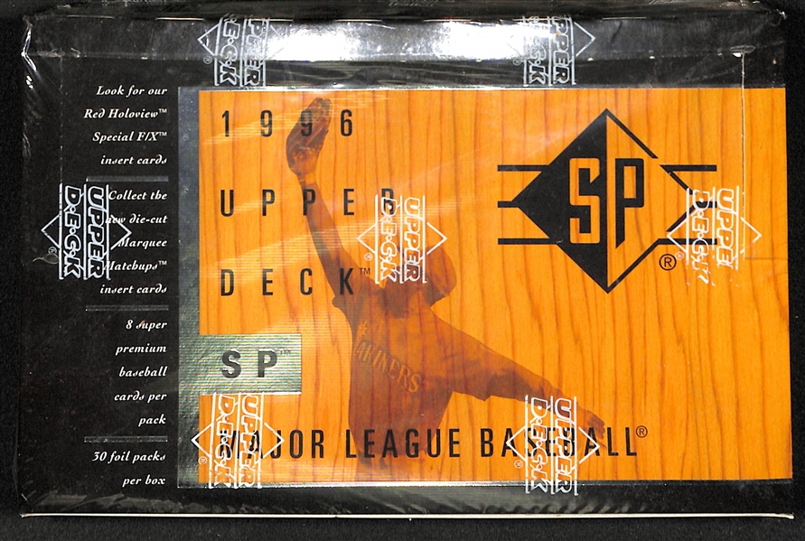 Lot of (7) 1996 Upper Deck SP Baseball Hobby Boxes (Unopened/Sealed)