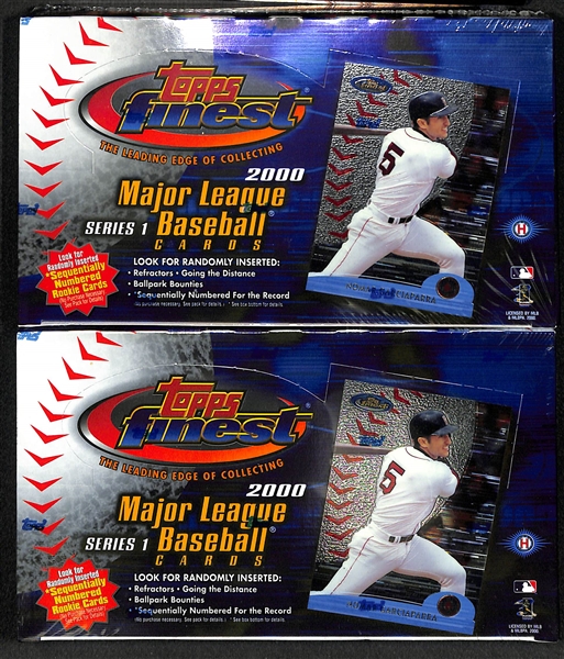 Lot of (2) 2000 Topps Finest Unopened/Sealed Baseball Hobby Boxes