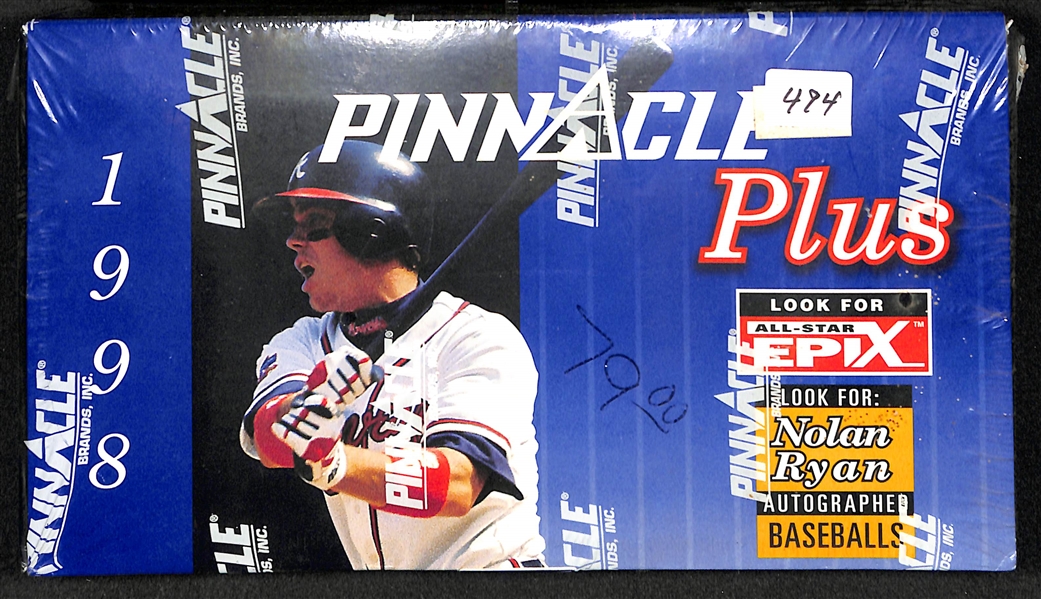 Lot of (5) Unopened/Sealed 1998-1999 Baseball Boxes inc. (2) 1999 UD SP Top Prospect Boxes, (2) 1998 Pinnacle Performer Boxes, and (1) 1998 Pinnacle Plus Box