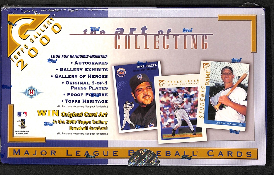 Lot of (3) 2000 Topps Gallery Baseball Boxes