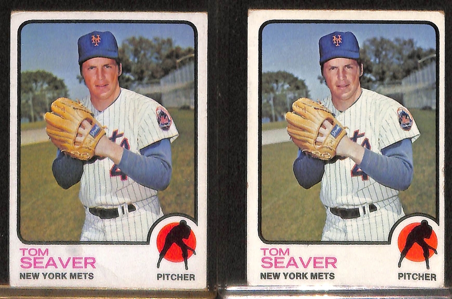 Lot of (130) Tom Seaver Cards From 1969-1980s