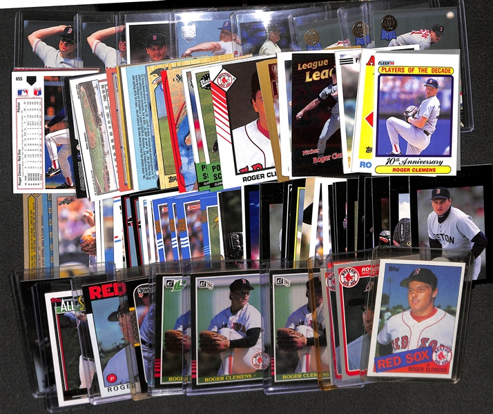 Lot of (110) Roger Clemens Cards (inc. 6 Rookies)