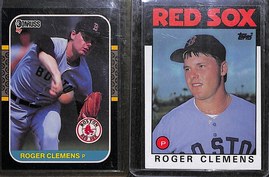 Lot of (110) Roger Clemens Cards (inc. 6 Rookies)