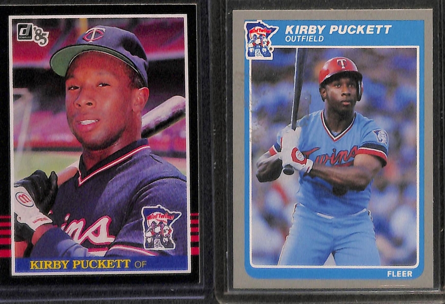 Lot of (85) Kirby Puckett Cards, Inc. (9) Rookies