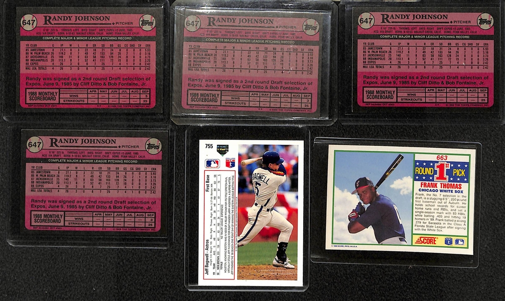 Lot of (75) Baseball Rookies from 1980s-1990s (Mostly Stars and HOFers)