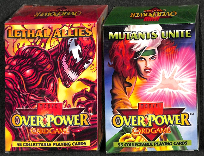 Lot of 10 Sealed 1995 Shadowfist Card Game Sets, & 4 Sealed 1995 Marvel Over Power Card Game Sets