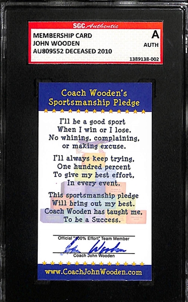 Lot of (18) Basketball Graded/Slabbed Cards w/ John Wooden Autograph and Shaquille O'Neal Jersey/Inserts