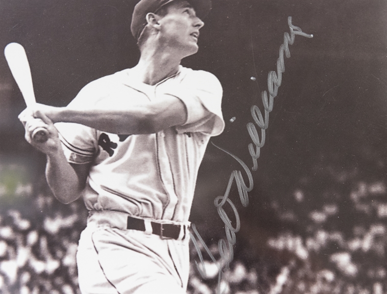 Ted Williams Signed 8-1/2x11 Limited Edition Blow Up Card - UDA COA