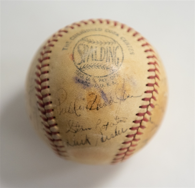 1949 Phillies Team Signed Baseball w. Ashburn