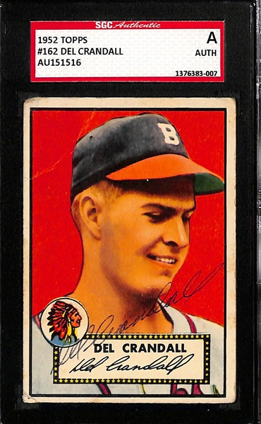 Lot Of 3 Signed 1952 Topps & 1954 Bowman Baseball Cards