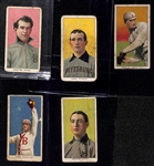 Lot of (5) 1909-11 T206 Tobacco Cards w/ McIntyre, Leach, Lindaman, Starr, Donovan