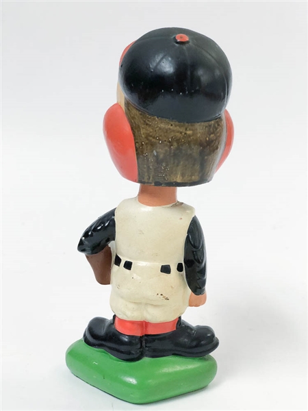 1963-65 Baltimore Orioles Mascot Bird Head (Green Diamond Base)