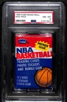 Rare 1986-87 Fleer Basketball Unopened Pack Graded PSA 8 (Potential High-Grade Michael Jordan Rookie)