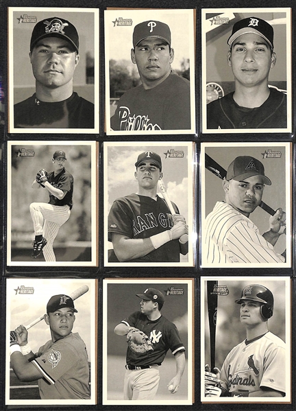 2000 & 2001 Bowman Baseball Complete Sets Also Inc. 2001 Bowman Heritage w. Chrome insert set, Pujols and Ichiro Rookies