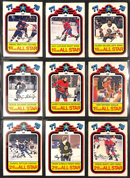 1978-79 O-Pee-Chee Hockey Complete Set w. Mike Bossy Rookie