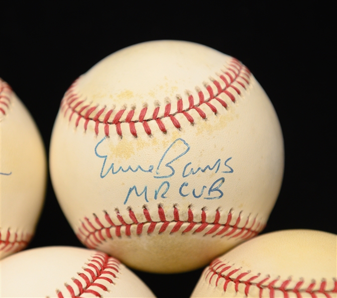 Lot of (5) HOFer Signed Baseballs - Duke Snider, Ernie Banks, Al Kaline, Harmon Killebrew, & Billy Williams - JSA Auction Letter