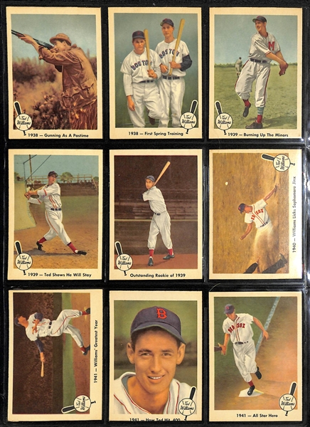 1959 Fleer Ted Williams Near Complete Set (Missing Card #68)