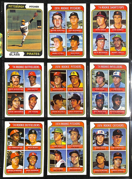  1974 Topps Baseball Card Complete Set of 660 Cards  + 44-Card Traded Set w. Dave Winfield Rookie Card (JSA Auction Letter)