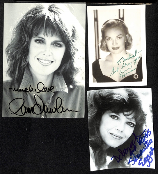 Lot of (11) Vintage Entertainment Signed Photos (5x7 and smaller) w. Liza Minnelli,  + (JSA Auction Letter)