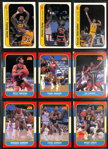  Lot of (450+) 1973-1993 Topps/Fleer Basketball Cards w. 1973 Oscar Robertson