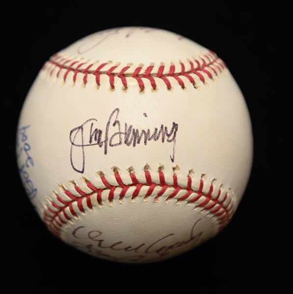 (3) Multi-Signed Baseballs From the Dick Schulze Collection - Includes a Baseball Signed by Berra/Bench/Roberts (w. JSA Auction Letter)