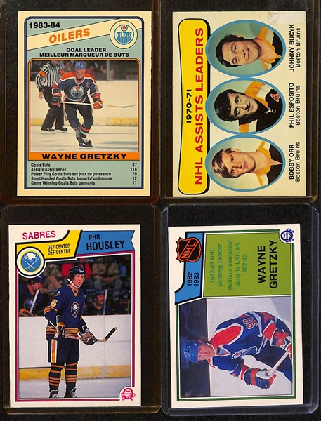 Lot of (50+) Hockey Cards w. (3) Joe Sakic Rookies, Wayne Gretzky, Sidney Crosby and Others.