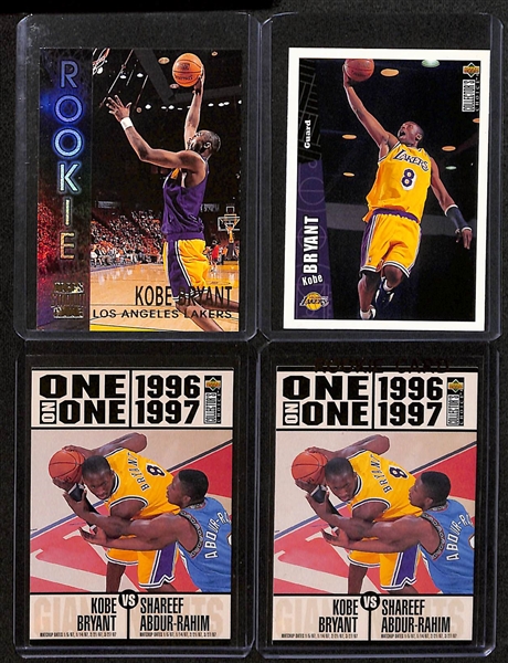 Lot of (18) Kobe Bryant Basketball Cards w. (11) Rookies