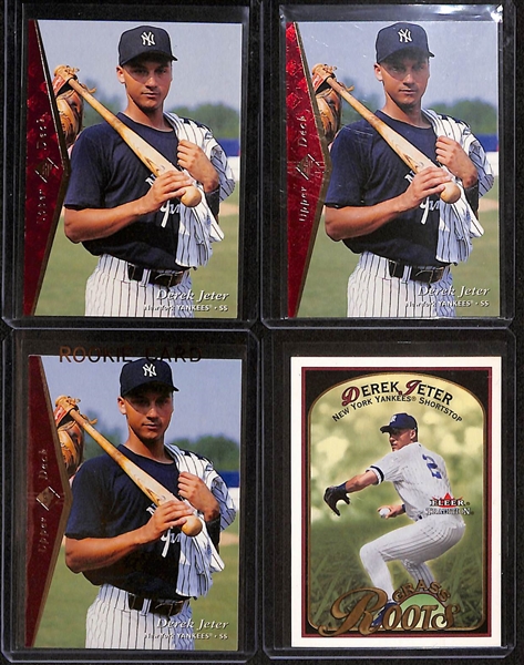 Lot of (50+) Derek Jeter Baseball Cards w/ Many Rookies
