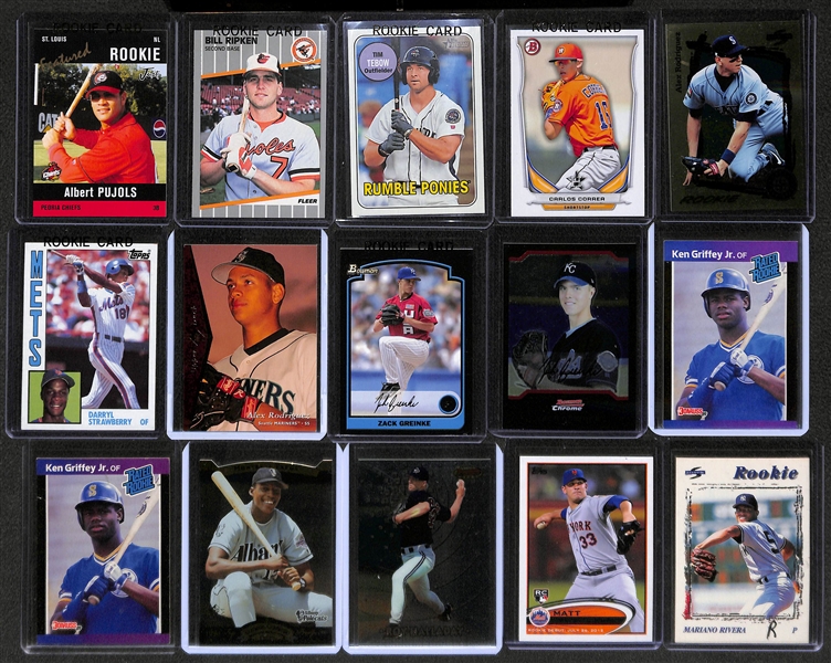 Lot of (170+) Mostly Baseball Rookies w. McGwire, Freeman, Degrom, Thomas, Pujols and Many Others