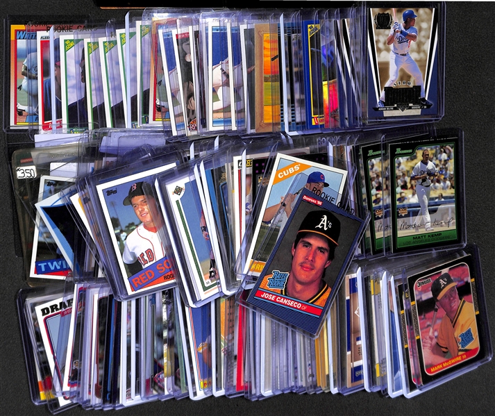 Lot of (170+) Baseball Mostly Rookies w. Conseco, Bonds, Bryant, Griffey Jr., Clemens and Many Others