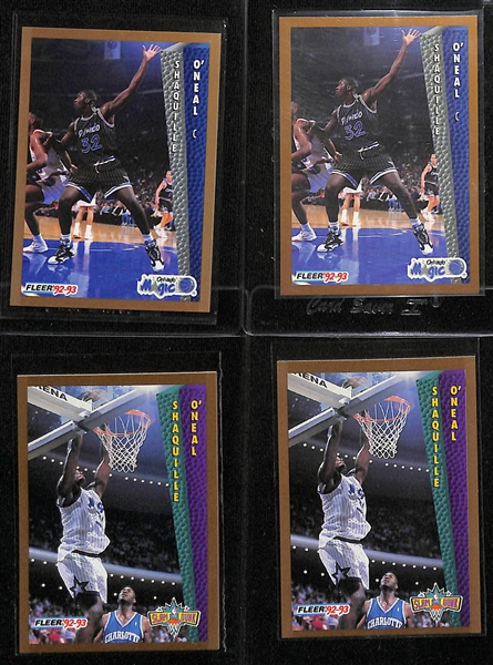 Lot of (30+) 1992-93 Shaquille O'Neal Rookies Cards w. (1) Topps Gold, (5) Topps and More