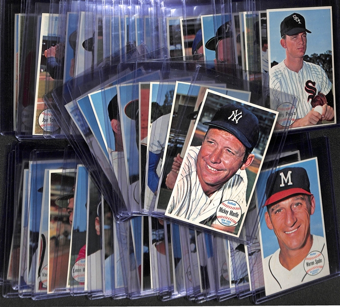 1964 Topps Giants Complete Set of 60 Cards w. Mantle/Mays/Koufax
