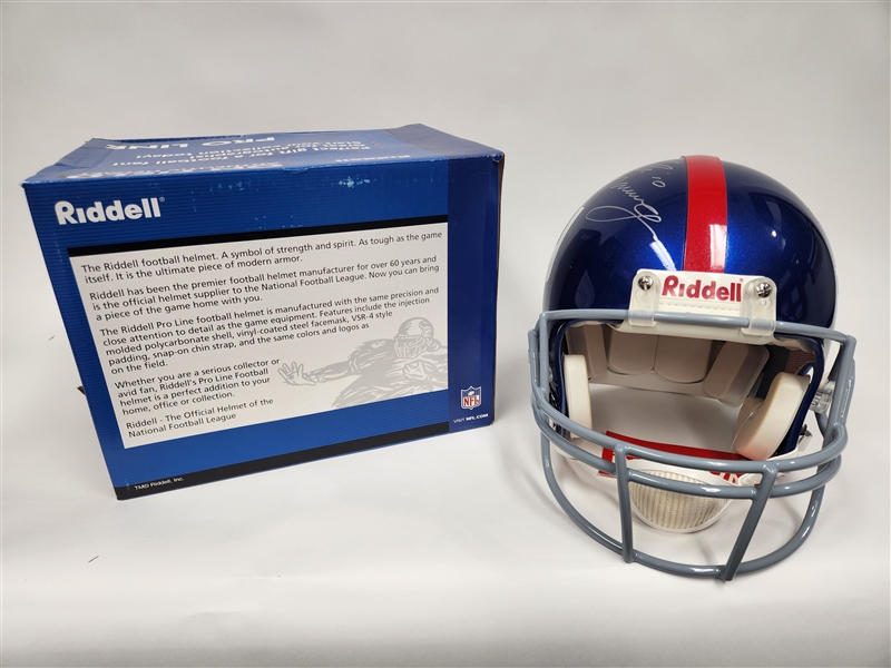 Eli Manning Autographed On Field New York Giants Football Helmet (JSA LOA)
