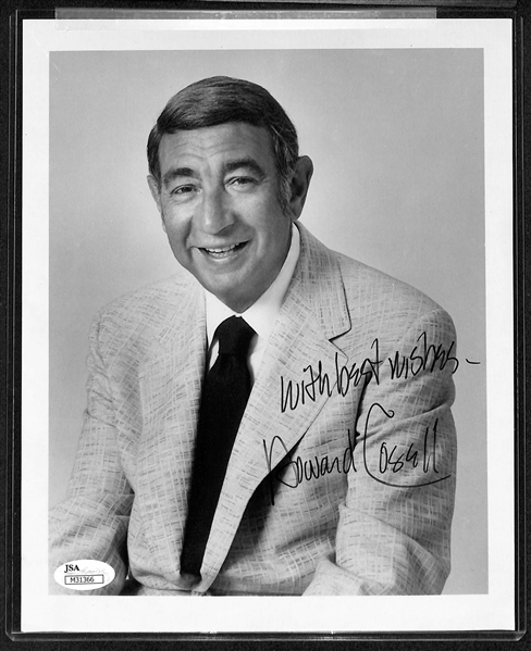 Legendary Announcer Howard Cosell Signed 8x10 Photo (JSA COA)