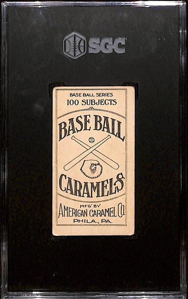 1909-11 American Caramel Co. E90-1 George McQuillan (Philadelphia Phillies) Graded SGC 4