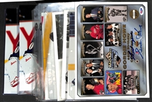 Lot of (14) Hockey Autographs Inc. Gordie Howe 8.5"x11" UDA Hockey Heroes (PSA/DNA), Jeremy Roenick Photo, + (JSA Auction Letter)
