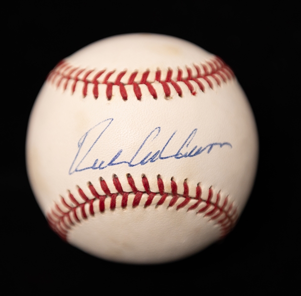 Lot of (2) Signed Official Major League Rawling Baseballs- Richie Ashburn, Harry Kalas - JSA Auction Letter
