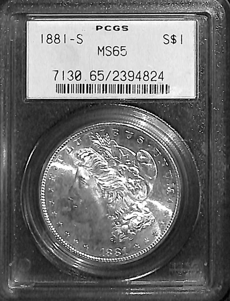 1881-S MS65 Morgan $1 Silver Coin