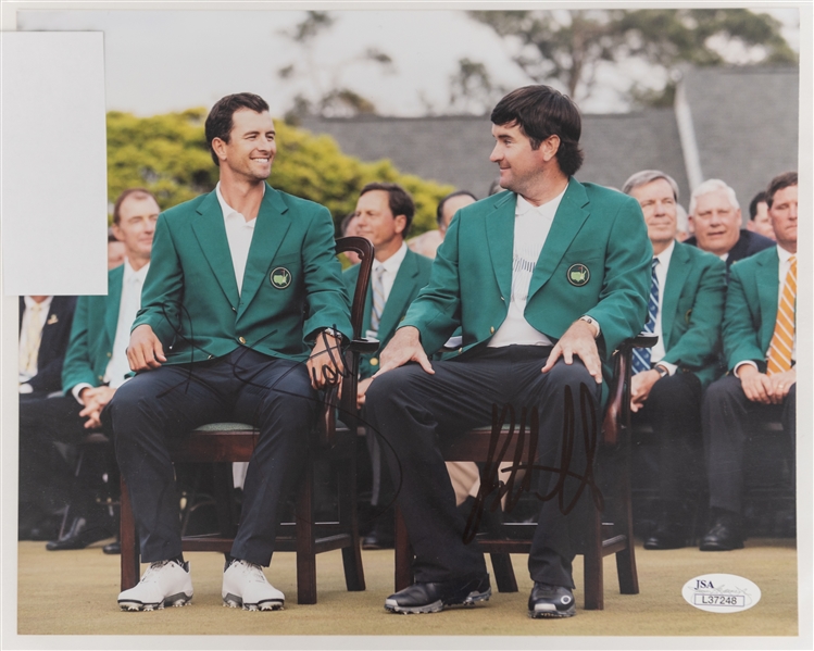 Golf & Tennis Autograph Lot w. Bubba Watson, Adam Scott, Andy Roddick, Chris Evert, Martina Navratilova, & Tracy Austin, + (Each w. JSA COA or sticker)
