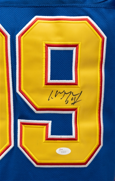 Wayne Gretzky Signed CCM Vintage Authentic St. Louis Blue Jersey (w. JSA Full Letter of Authenticity)