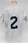 Derek Jeter Signed Official Russell Athletic Diamond Collection Size 48 New York Yankees Jersey - Bold Jeter Signature on the Jersey Number (JSA Auction Letter)
