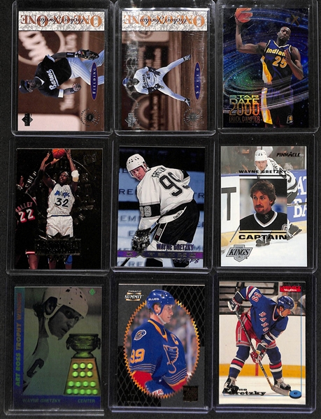 Lot of (60+) Sports Cards with Refractors, Michael Jordan, Wayne Gretzky, +