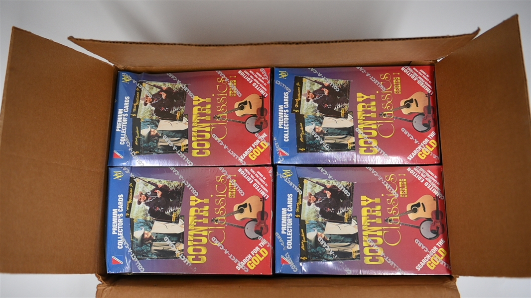 Case of (20) 1992 Series 1 Country Classics Premium Collectors Cards  Limited Edition Sealed Boxes