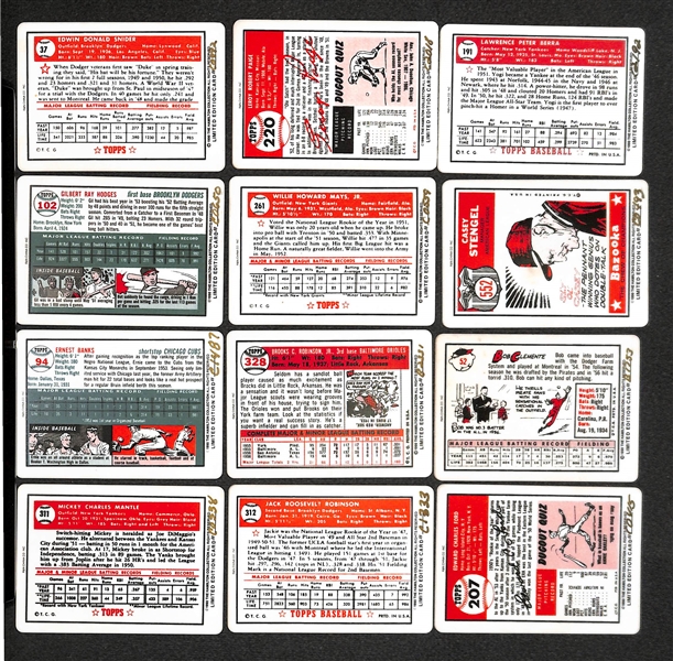 1990 Hamilton Collection 12 Card Porcelain Set