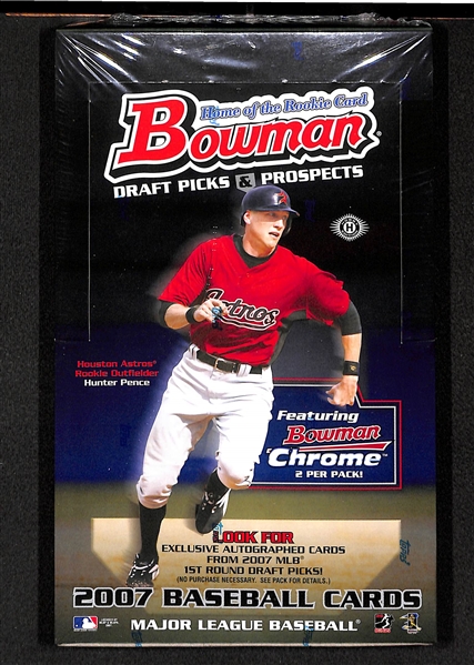 2007 Bowman Draft Baseball Hobby Box