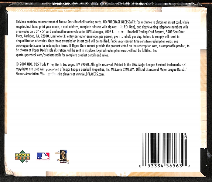 2007 Upper Deck Future Stars Baseball Box